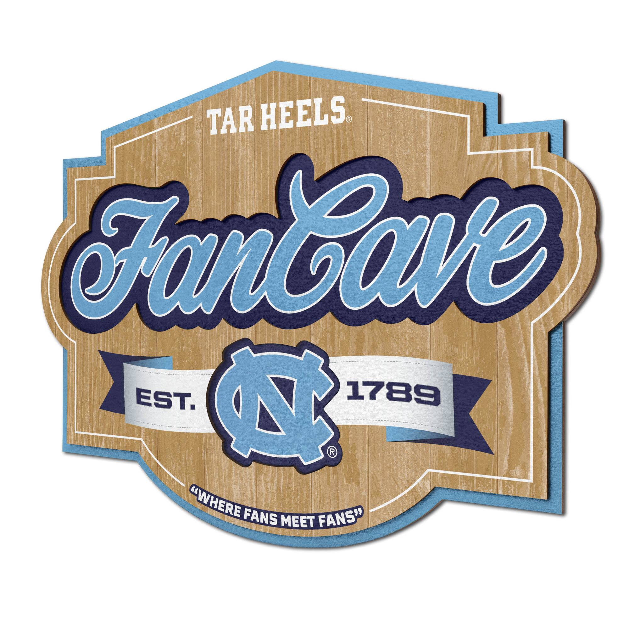 NCAA Fan Cave Sign